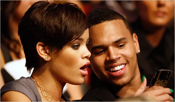 Chris Brown and Rihanna 